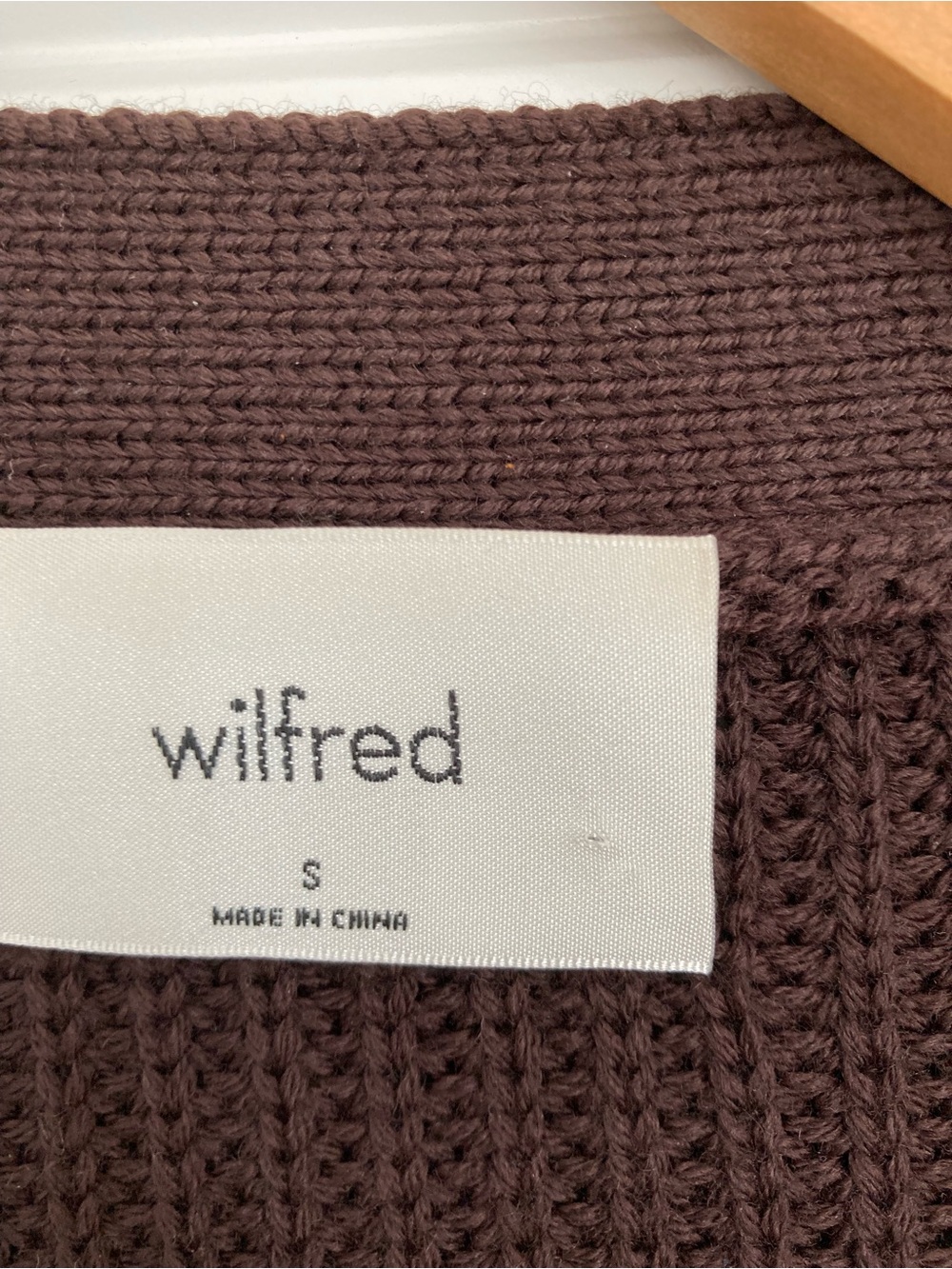 Aritzia Wilfred 100% Merino Wool Cardigan - Picture 3 of 6